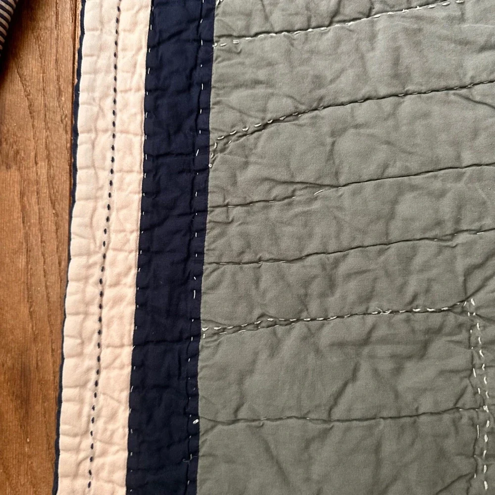 Pottery Barn Kids Star Wars Twin Quilt Boys X-Wing TIE Fighter Grey 2014 Bedroom